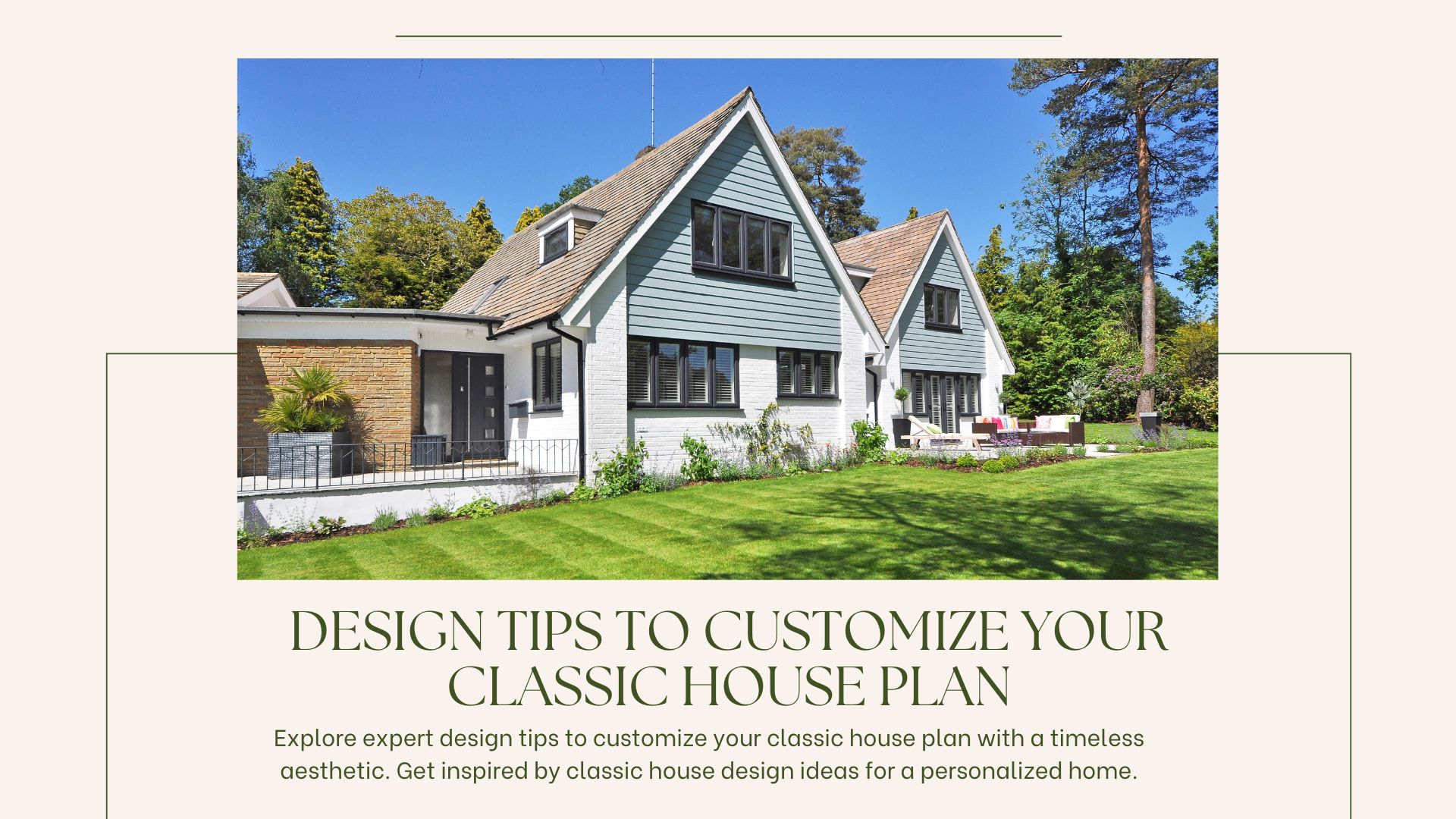 classic house plans